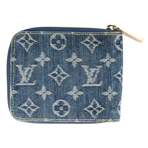 louis vuitton denim wallet.